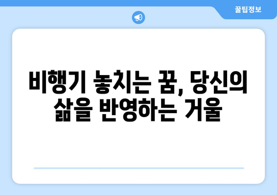 비행기 놓치는 꿈 해몽 | 꿈속의 비행기와 놓치는 의미