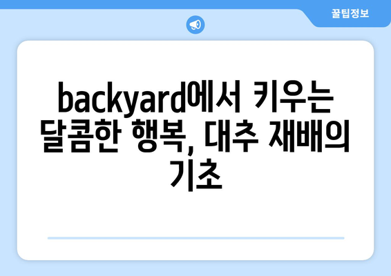 대추의 놀라운 이점과 재배 방법 쉽게 알아보기