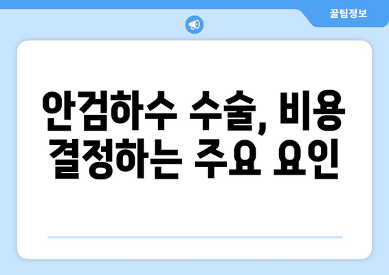 안검하수 수술비용 | 2024년 최신 가이드