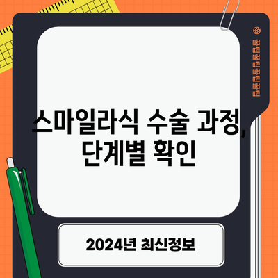 스마일라식 수술 전비 가이드 | 비용, 시술 과정