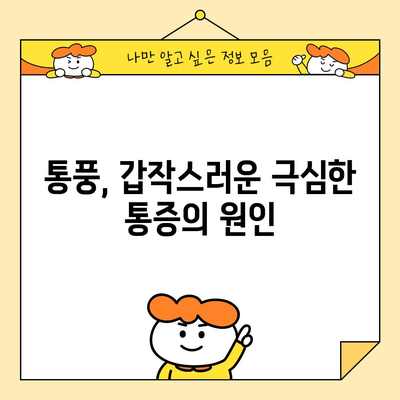 통풍 | 12가지 주요 증상 알아보기