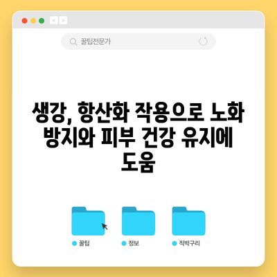 키워드 타게팅 | 생강의 놀라운 건강 효능
