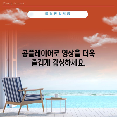 곰플레이어 다운로드 및 최신 버전 설치 | 단계별 안내서