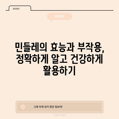 민들레의 놀라운 효능과 잠재적 부작용 | 면역 강화부터 암 예방까지