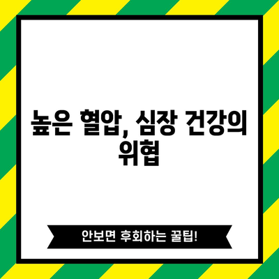 혈압 정상수치 파악하기 | 심장건강 관리의 핵심