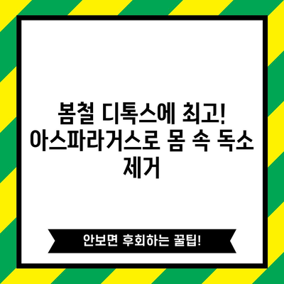 아스파라거스의 6가지 건강상 이점 | 봄 디톡스의 주역