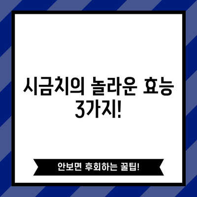 시금치 | 건강에 좋은 3가지 이유, 당신도 알아야 합니다