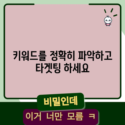 키워드 검색 최적화 체크리스트 | 성공을 위한 필수항목