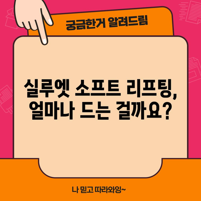 실루엣 소프트 리프팅 가격 안내 | 꼭 알아야 할 비용