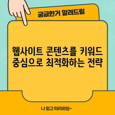 키워드 검색 최적화 도움말 | 유용한 자료