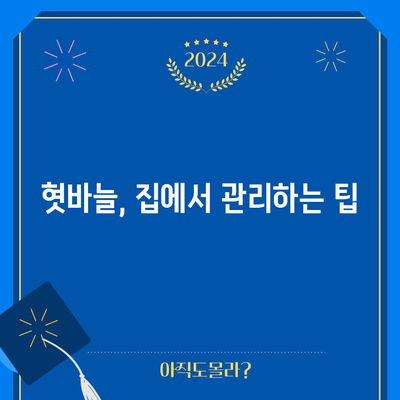 혓바늘의 원인과 효과적인 제거법