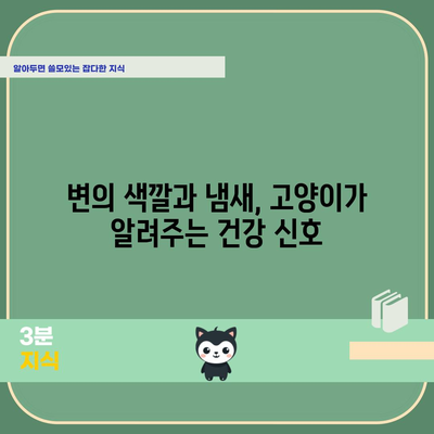 고양이 설사의 원인 | 숨겨진 메시지 해독