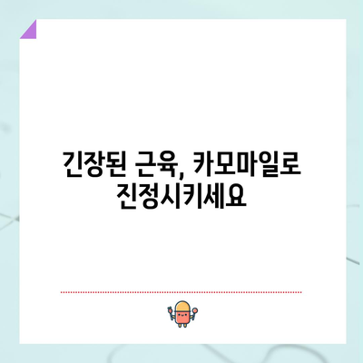 카모마일의 다양한 건강상 효능