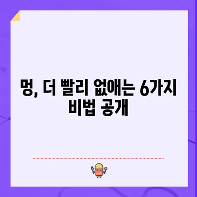 눈 주위 피멍 제거 6가지 | 빠른 회복을 위한 꿀팁