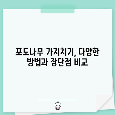 포도나무 가지치기 | 풍부한 수확을 위한 완벽한 가이드