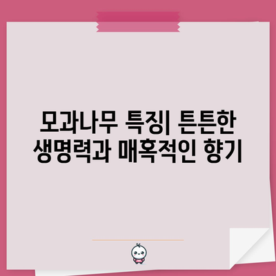 모과나무 | 종류, 특성, 번식, 병충해 관리