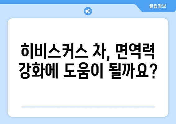 히비스커스의 다양한 건강 효능