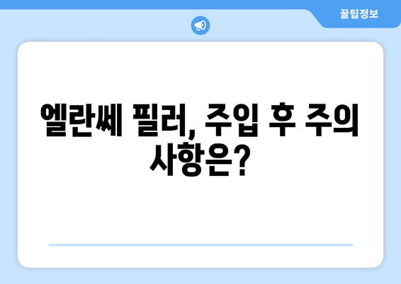 엘란쎄 필러 | 안전성과 효과 분석