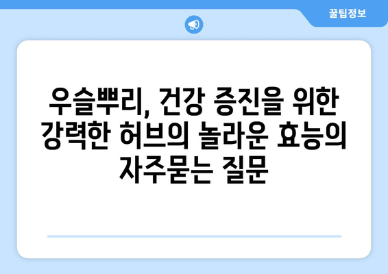우슬뿌리, 건강 증진을 위한 강력한 허브의 놀라운 효능
