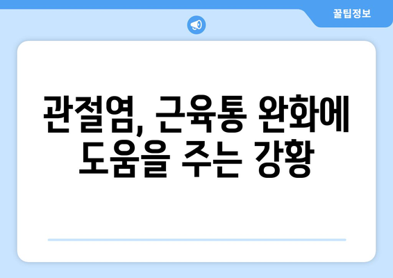 강황의 염증 완화 효능 | 자연적인 통증 완화제