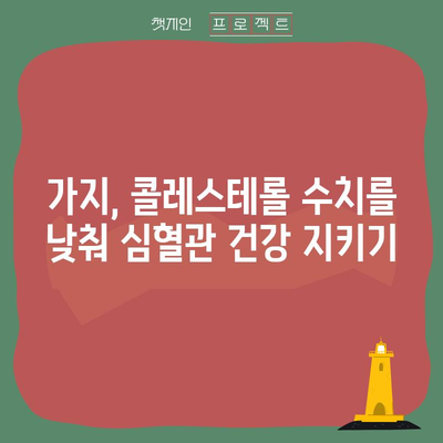 가지의 다양한 건강 효능 | 암 예방부터 소화 개선까지