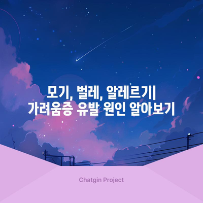 베트남 여행 안전 가이드 | 가려움증 두드러기, 피부 가려움증 관리