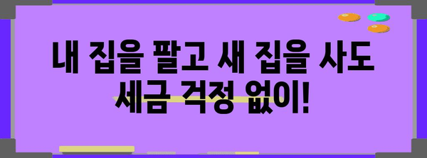 한 가구 2주택비과세 혜택 | 전원이 활용할 수 있는 상세 안내