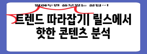 인스타그램 릴스 마스터 가이드 | MZ세대들의 비결 공개