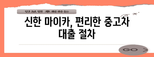중고차 대출 가이드 | 신한 마이카로 꿈의 차 사기