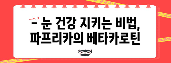 파프리카의 영양가 | 건강한 피부와 시력의 원천