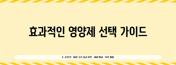 혈행과 기억력 향상을 위한 영양제 | 포괄적 가이드