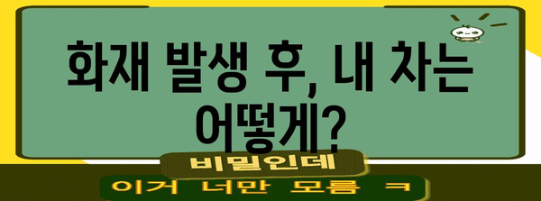 전기차 화재 대처 가이드 | 피해 최소화 5단계 방법