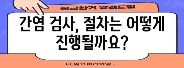 간염 검사 꿀팁 | 검사 절차와 간염의 중요성