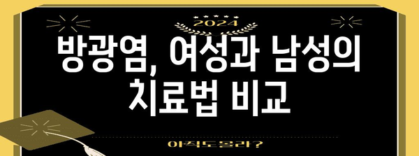여성 vs 남성 방광염 분석 | 증상, 원인 비교, 치료법 추천