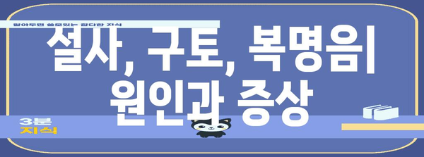 강아지 배 꾸르륵? 설사, 구토 등 복명음 원인 정리 및 해결책