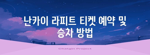 간사이 공항에서 난바역까지 빠르게 이동하기 | 난카이 라피트 이용 가이드