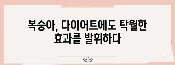 복숭아 효능 10가지 | 피로 회복에서 보관법까지