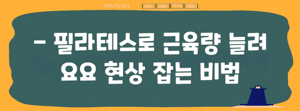 빈틈없는 필라테스 운동,식이, 생활습관으로 요요 현상 극복