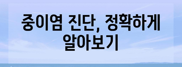 침 삼킬 때 귀 아픔 해결책 | 중이염 진단과 관리
