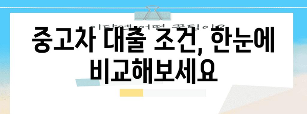 중고차 대출 가이드 | 신한 마이카로 꿈의 차 사기