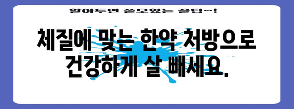 분당 한약 다이어트 | 부작용 없는 건강한 감량법