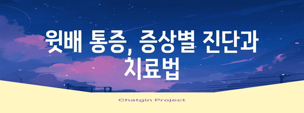 윗배 통증의 비밀 풀기 | 종합적인 가이드