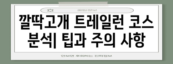 문수산 깔딱고개 트레일런 | 완주 기록과 전략 공유