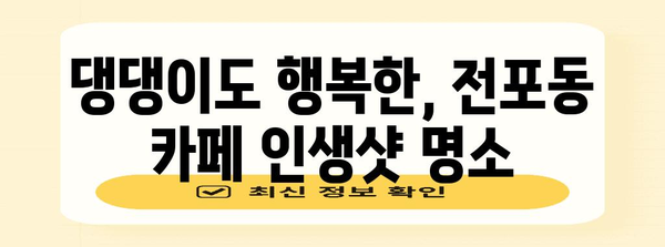 반려견 동반 전포동 카페 탐험 | 댕댕이와 함께 하는 행복한 시간