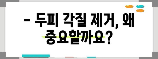 두피 각질 제거법 | 집에서 쉽게 깨끗하고 건강한 두피