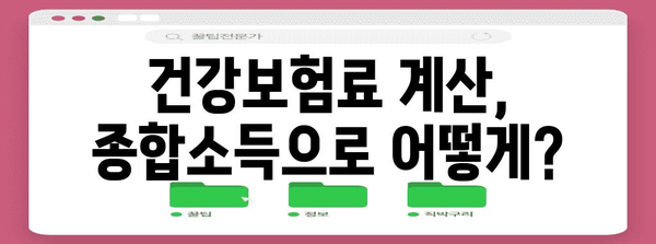 종합소득과 건강보험료 | 상호 관계 이해하기