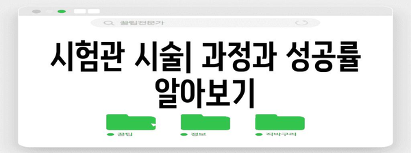 난임 치료의 종합 가이드 | 시험관 수술부터 난자 동결까지
