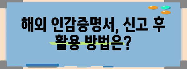 해외 발급 인감증명서 신고 완벽 절차집 | 서류, 주의사항, 가이드