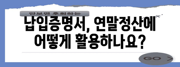 연말정산 교육비 납입증명서 발급 및 활용 가이드 | 연말정산, 교육비, 납입증명서, 세금 환급