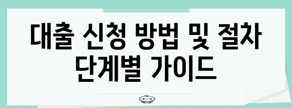 노란우산공제 대출 신청 완전 목록 | 단계별 가이드